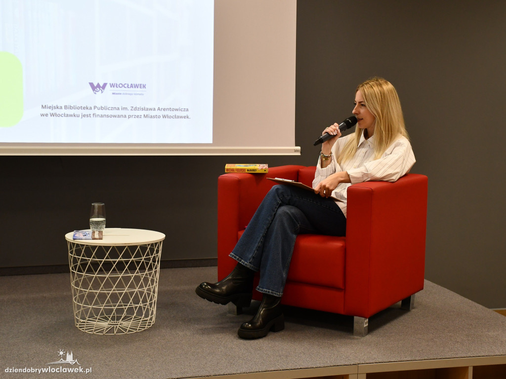 Michał Figurski w Miejskiej Bibliotece Publicznej