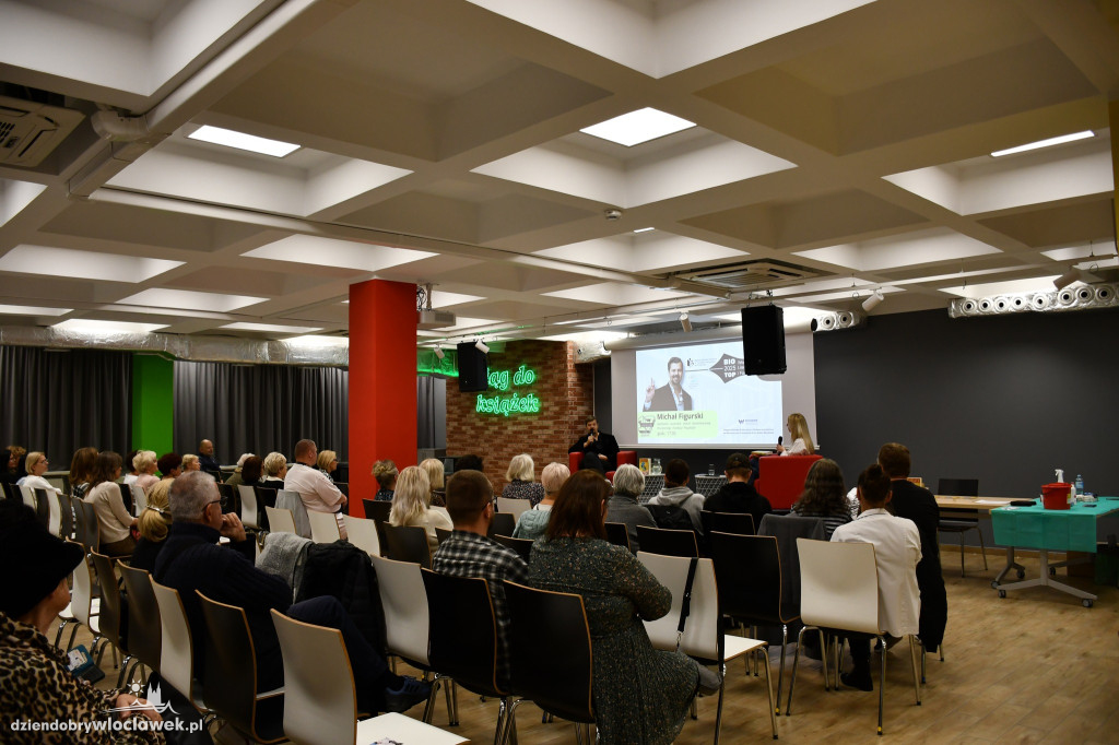 Michał Figurski w Miejskiej Bibliotece Publicznej