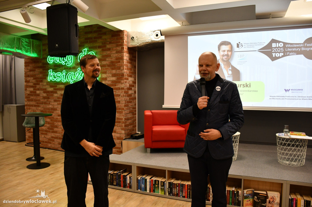 Michał Figurski w Miejskiej Bibliotece Publicznej