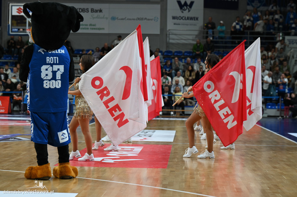  Anwil Włocławek gra z MKS-em Dąbrowa Górnicza