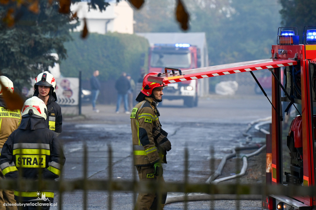 Z hali przy ul. Toruńskiej zostały zgliszcza