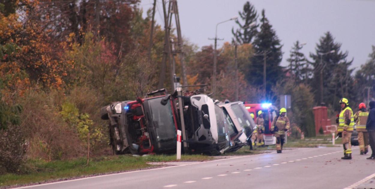Wypadek na DW270 w Rzadkiej Woli