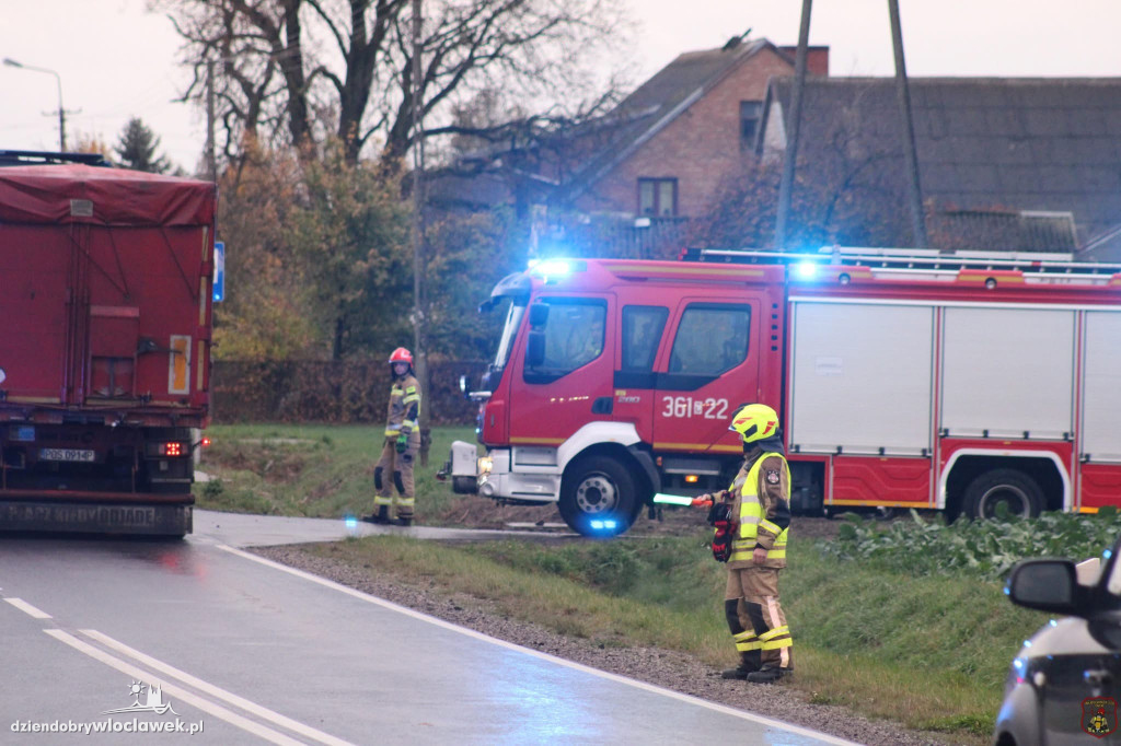 Wypadek na DW270 w Rzadkiej Woli