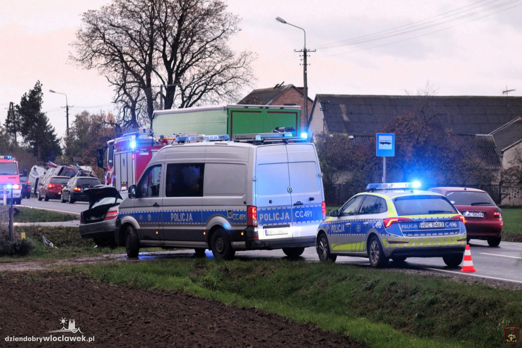Wypadek na DW270 w Rzadkiej Woli