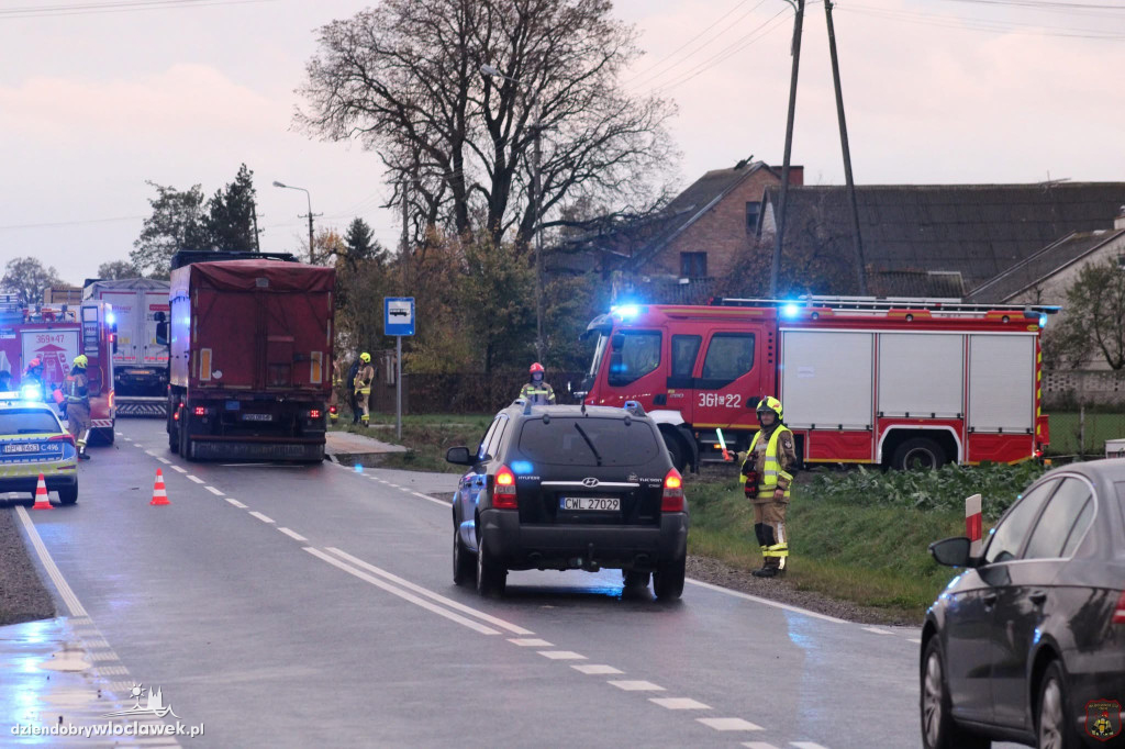 Wypadek na DW270 w Rzadkiej Woli