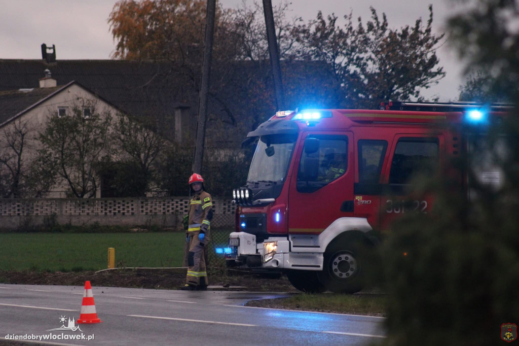Wypadek na DW270 w Rzadkiej Woli