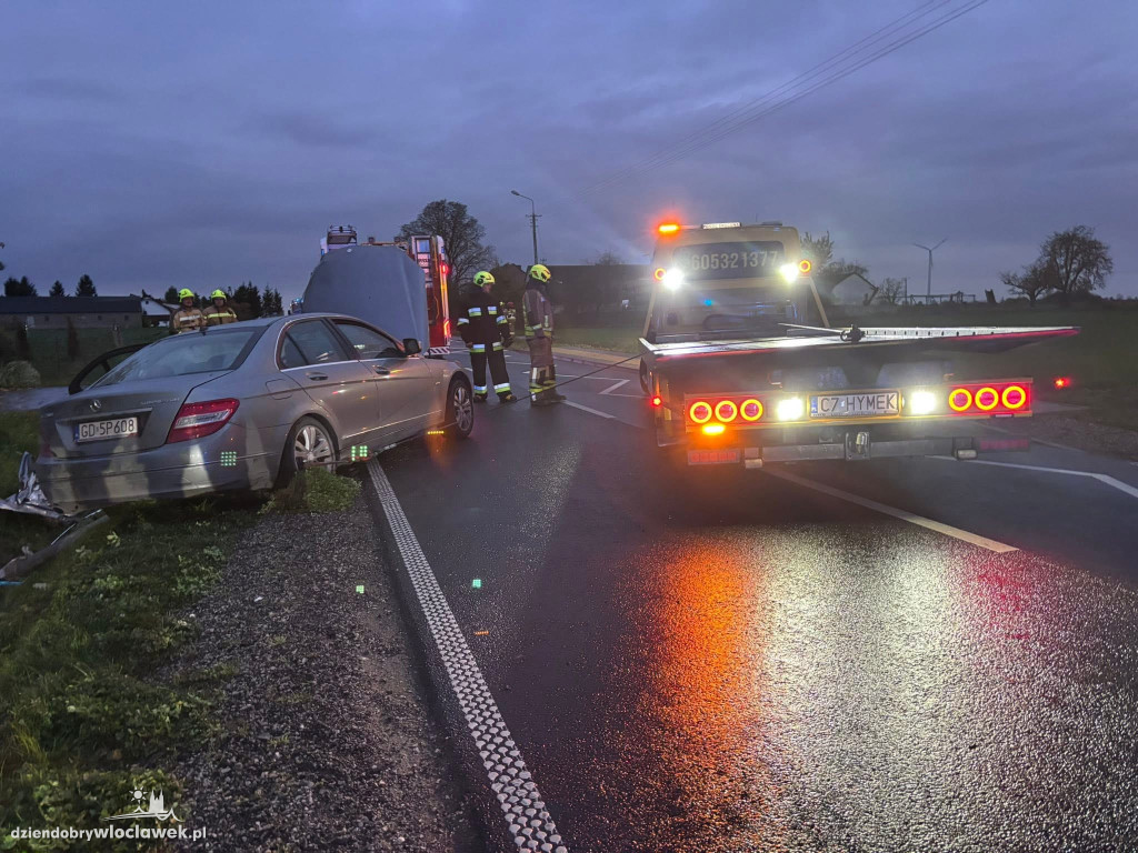 Wypadek na DW270 w Rzadkiej Woli
