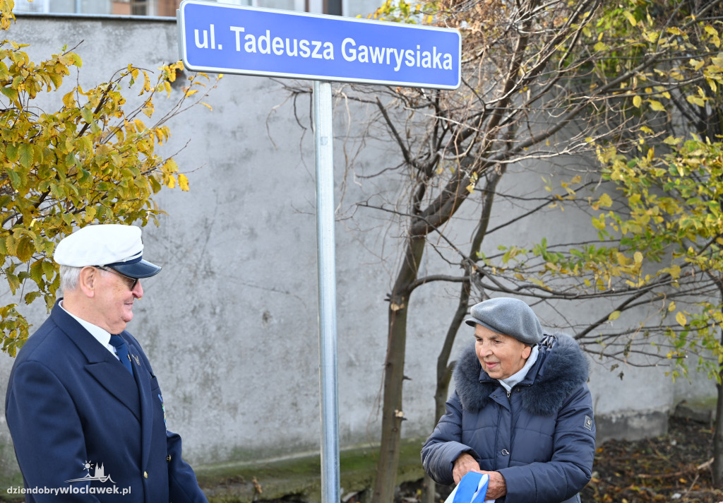Uroczystość nadania nazwy ulicy Tadeusza Gawrysiaka