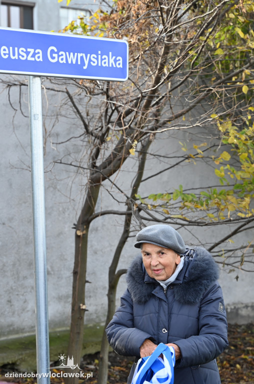 Uroczystość nadania nazwy ulicy Tadeusza Gawrysiaka