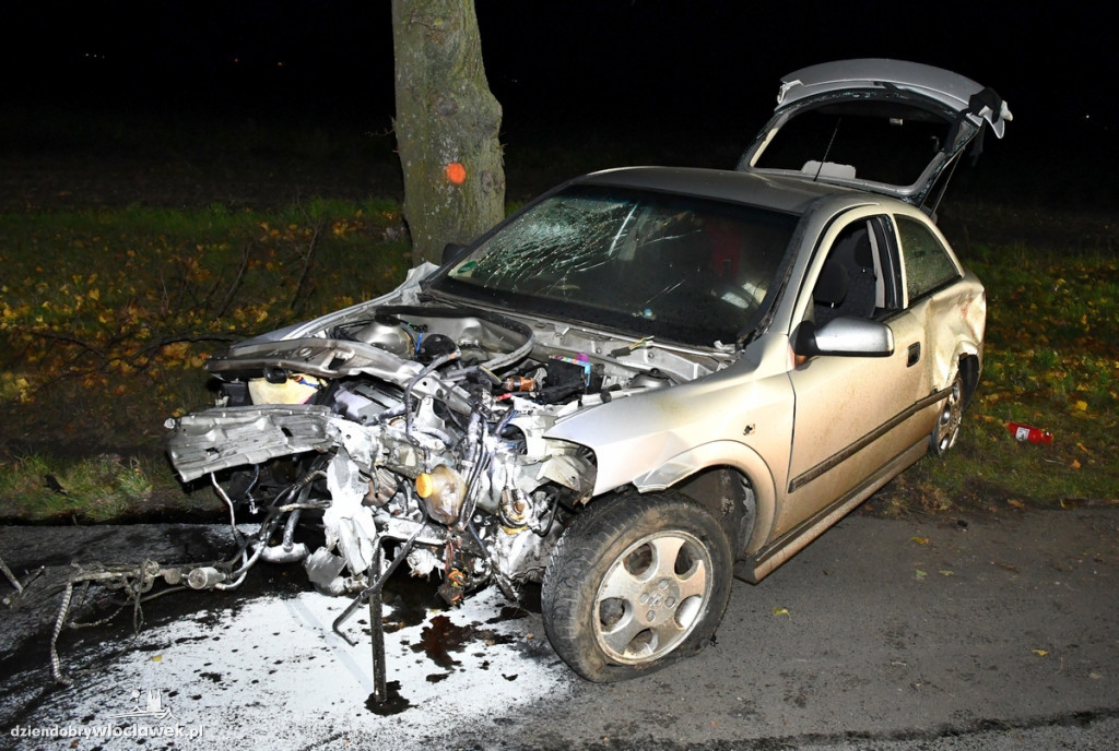 26-latek rozbił opla w Kościelnej Wsi