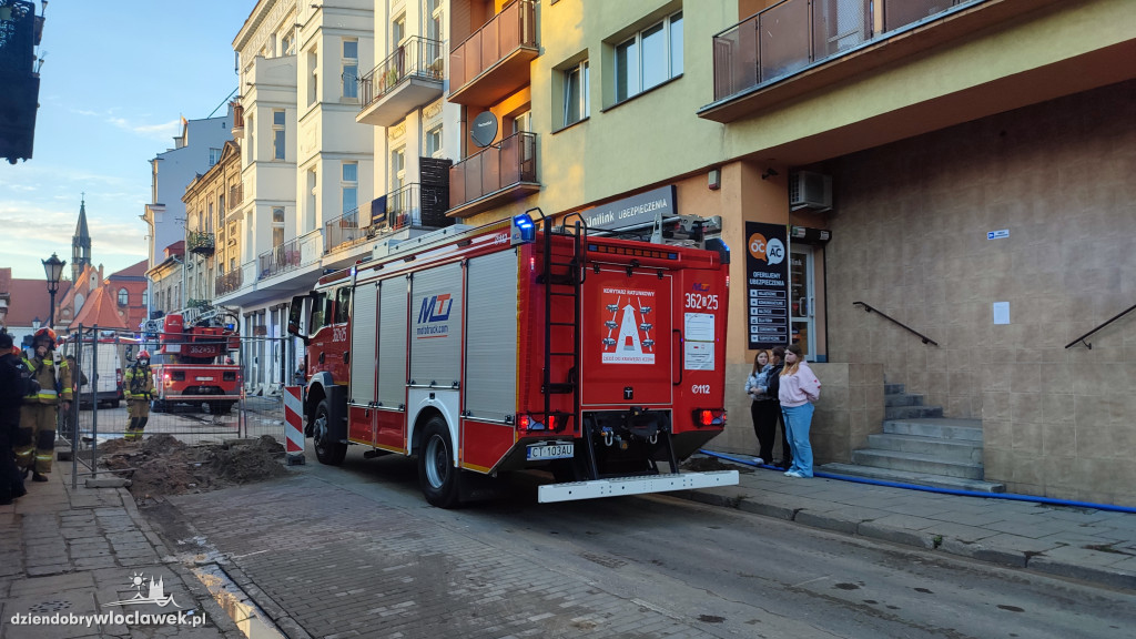 Pożar w kamienicy przy ul. Cyganka