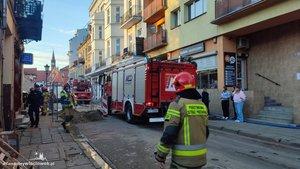 Pożar w kamienicy przy ul. Cyganka