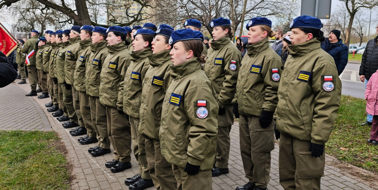 Ślubowanie kadetów w Zespole Szkół Akademickich