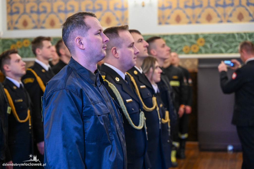 Włocławscy strażacy z awansami i nagrodami