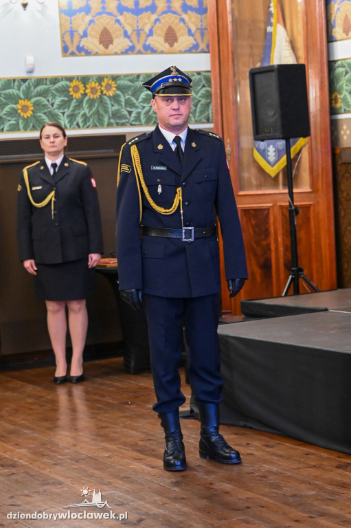 Włocławscy strażacy z awansami i nagrodami