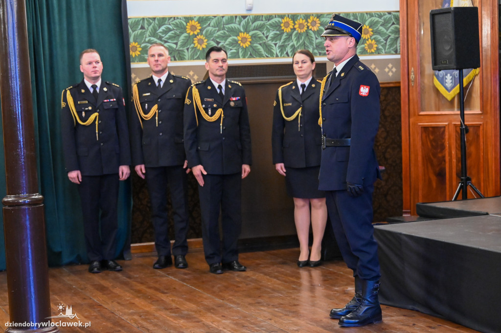 Włocławscy strażacy z awansami i nagrodami