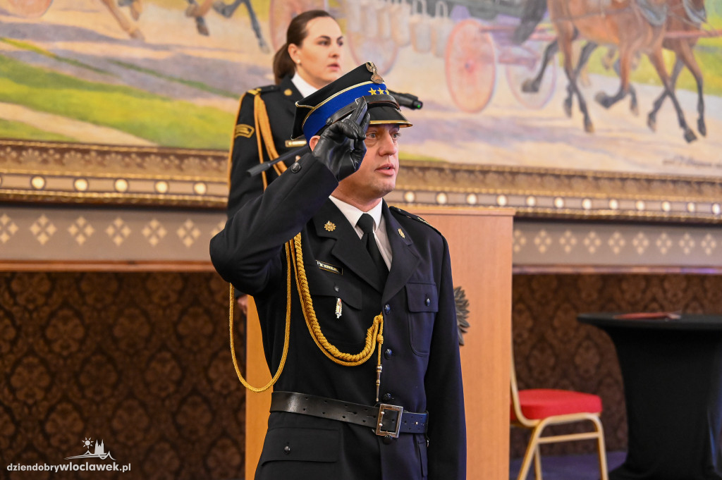 Włocławscy strażacy z awansami i nagrodami