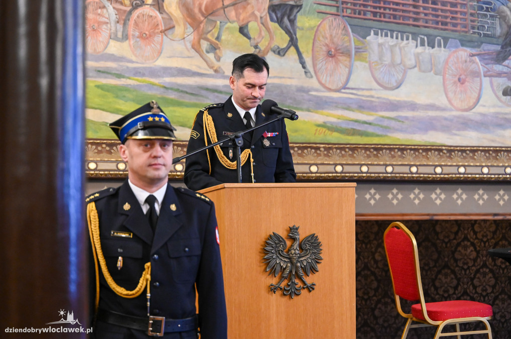 Włocławscy strażacy z awansami i nagrodami