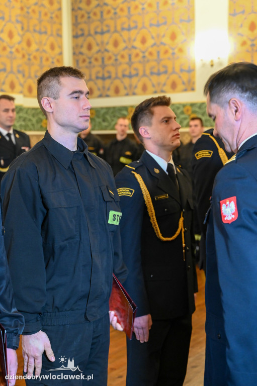 Włocławscy strażacy z awansami i nagrodami