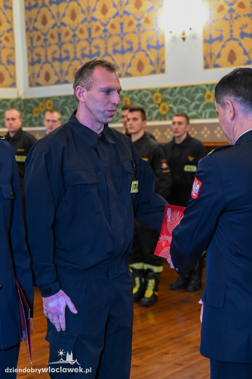 Włocławscy strażacy z awansami i nagrodami