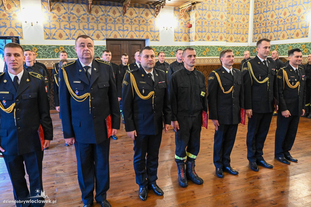 Włocławscy strażacy z awansami i nagrodami