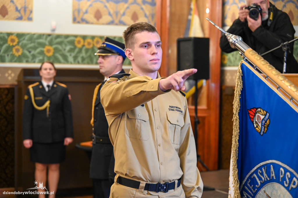 Włocławscy strażacy z awansami i nagrodami