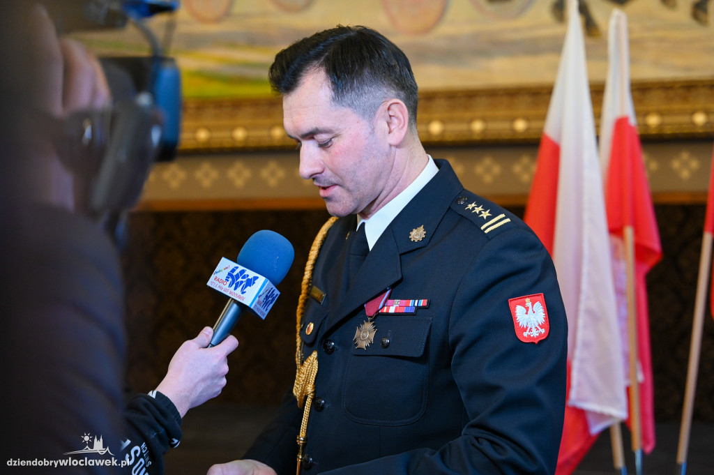 Włocławscy strażacy z awansami i nagrodami