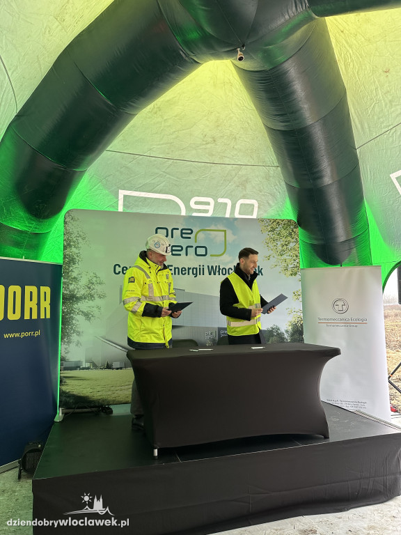 Budowa Centrum Energii Włocławka - wbito pierwszą łopatę
