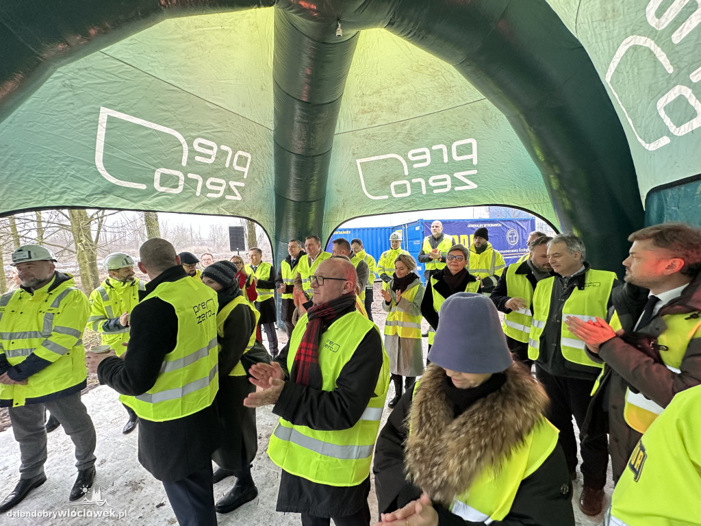 Budowa Centrum Energii Włocławka - wbito pierwszą łopatę