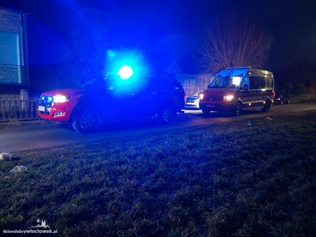 Pożar domu jednorodzinnego w Błennej