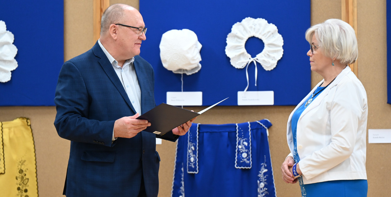 Finał warsztatów haftu kujawskiego w Muzeum Etnograficznym