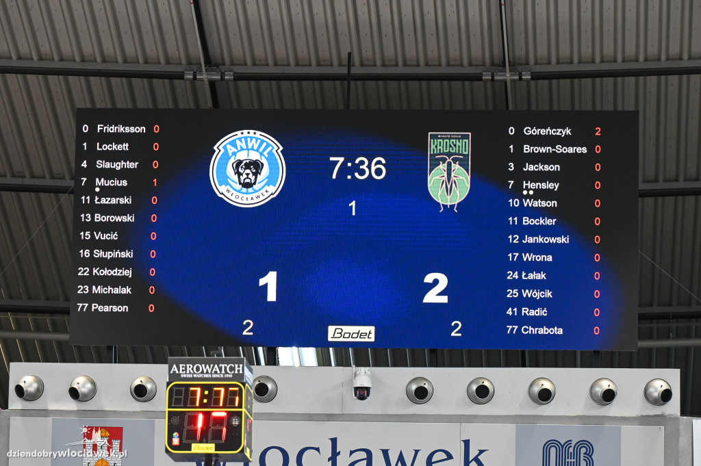 Mecz Anwil Włocławek vs. Miasto Szkła Krosno