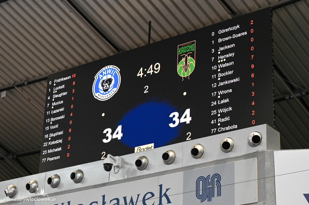 Mecz Anwil Włocławek vs. Miasto Szkła Krosno