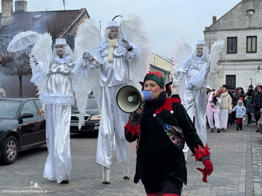 Parada ze Świętym Mikołajem w Brześciu Kujawskim
