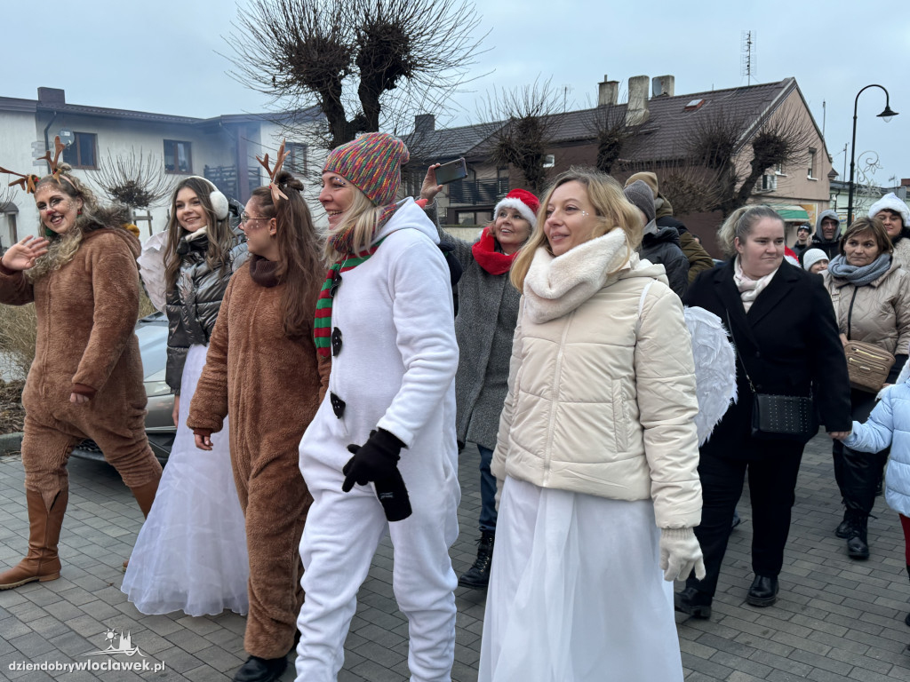 Parada ze Świętym Mikołajem w Brześciu Kujawskim
