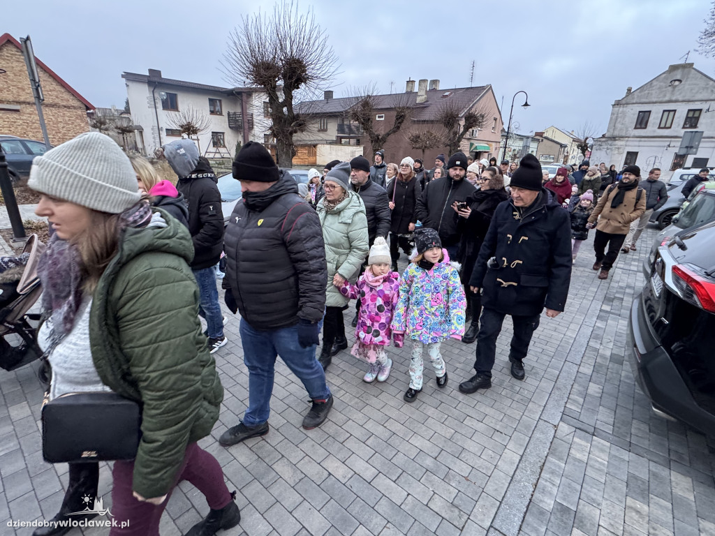 Parada ze Świętym Mikołajem w Brześciu Kujawskim