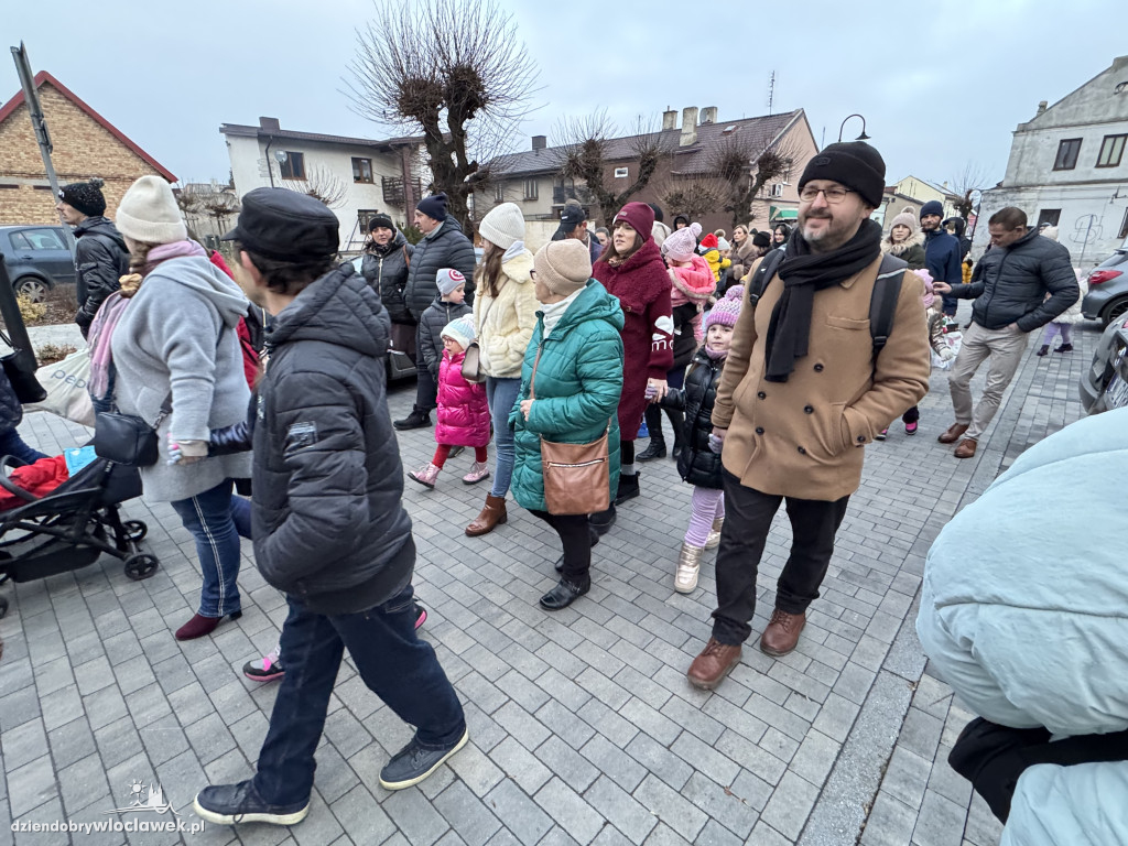 Parada ze Świętym Mikołajem w Brześciu Kujawskim