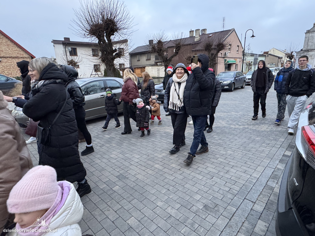 Parada ze Świętym Mikołajem w Brześciu Kujawskim