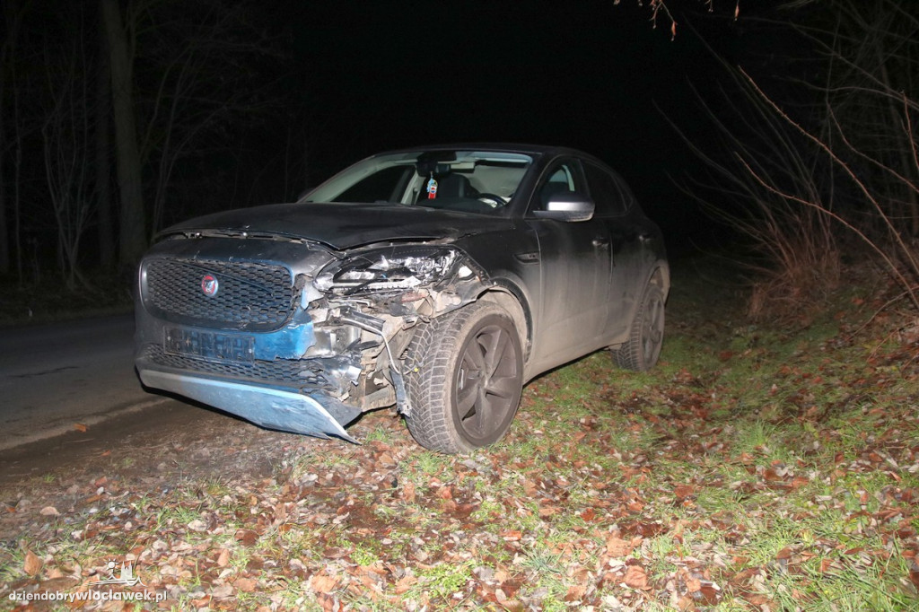 Zderzenie porsche i jaguara