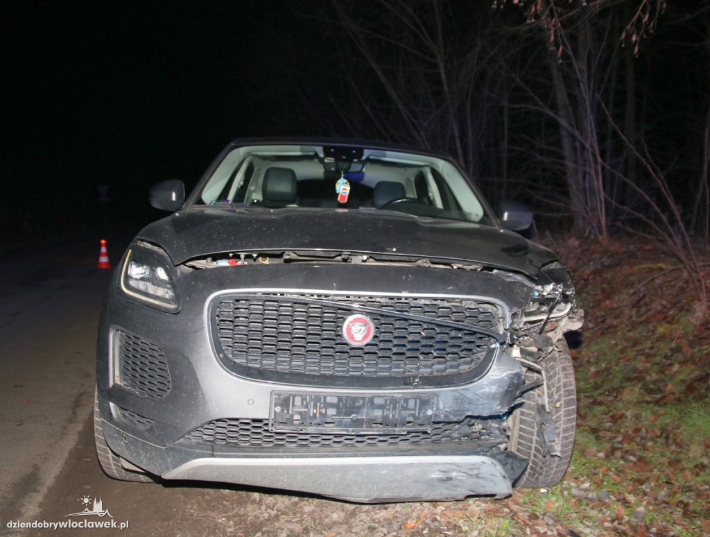 Zderzenie porsche i jaguara