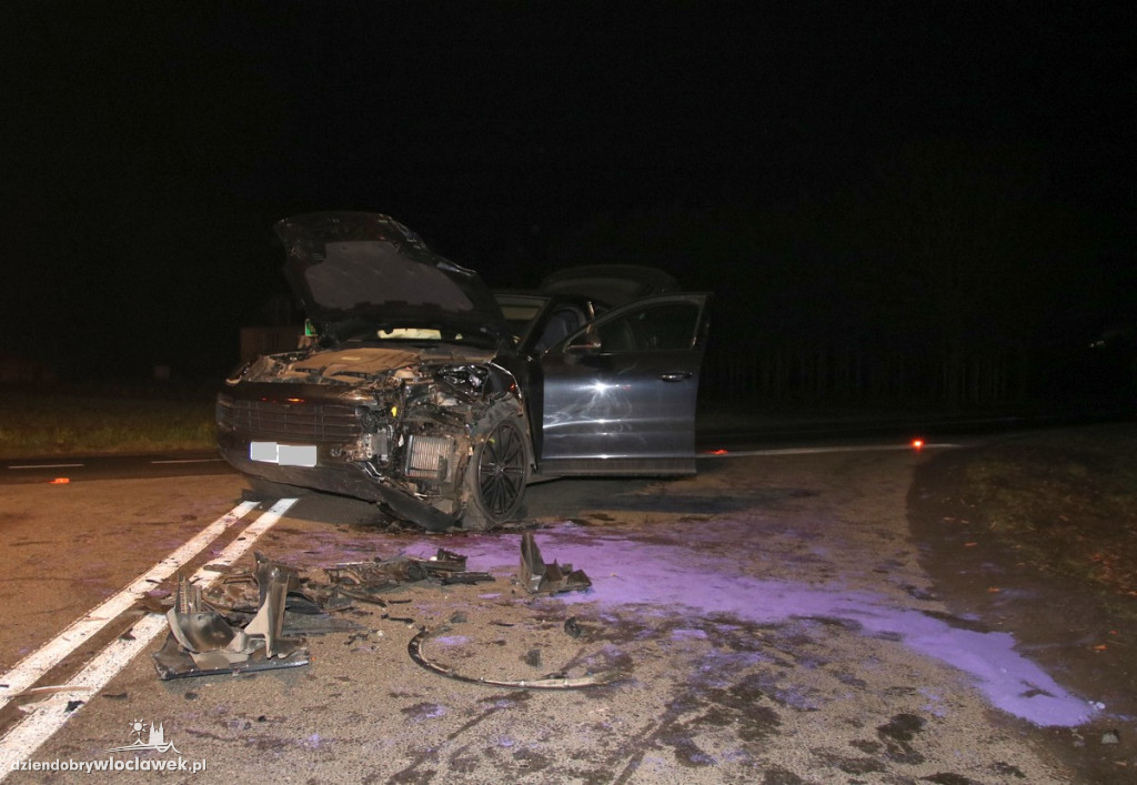 Zderzenie porsche i jaguara