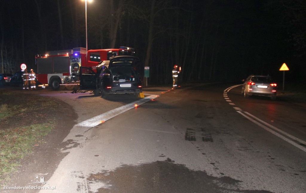 Zderzenie porsche i jaguara