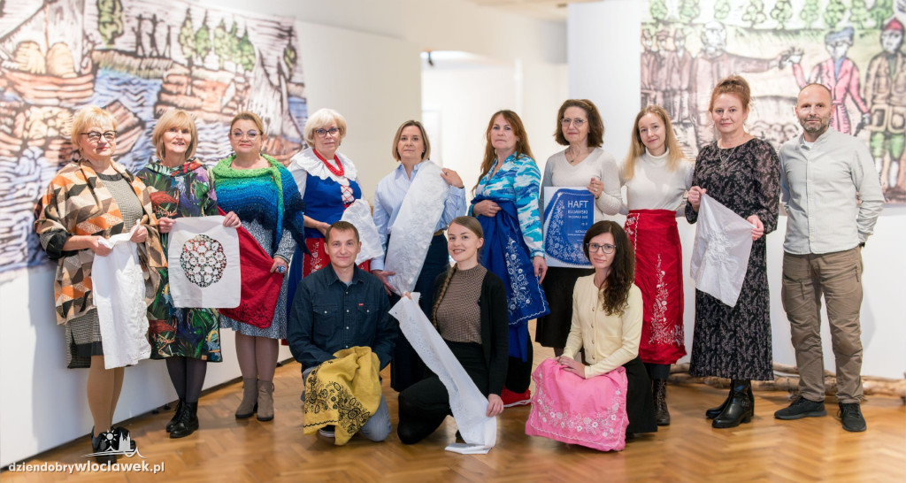 Finał warsztatów haftu kujawskiego w Muzeum Etnograficznym