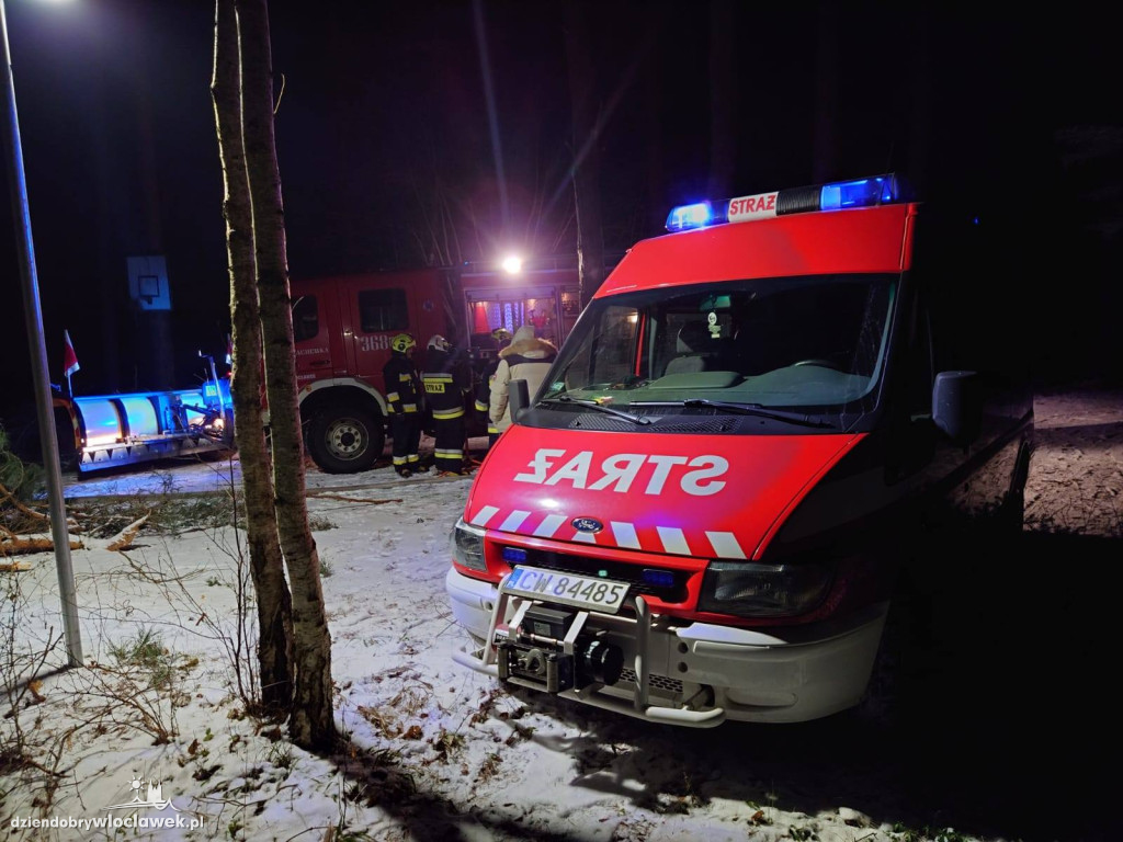 Pożar w ośrodku nad Jeziorem Wójtowskim