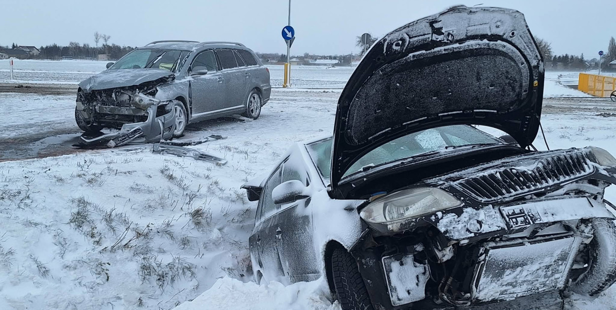 Zdarzenie drogowe w Lubrańcu