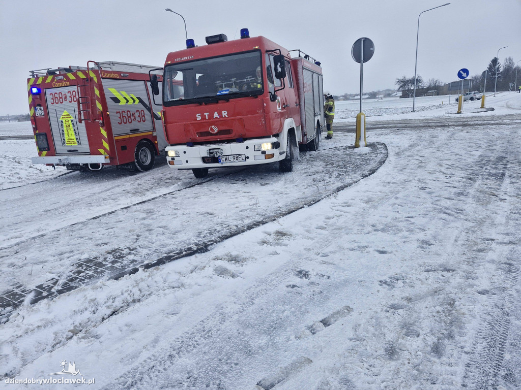 Zdarzenie drogowe w Lubrańcu