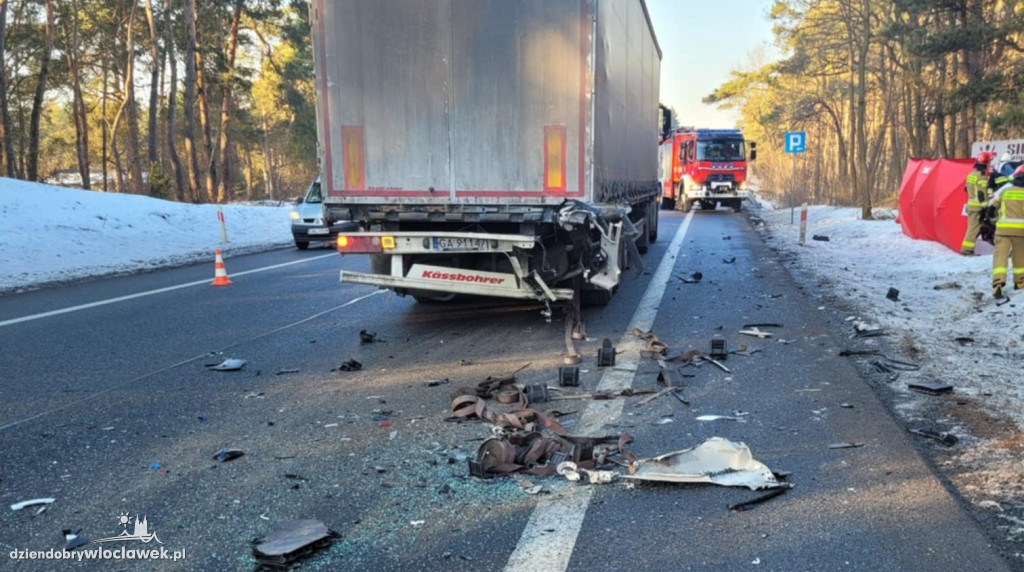 Wypadek śmiertelny na DK91