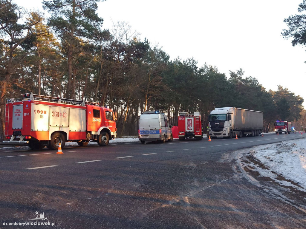 Wypadek śmiertelny na DK91