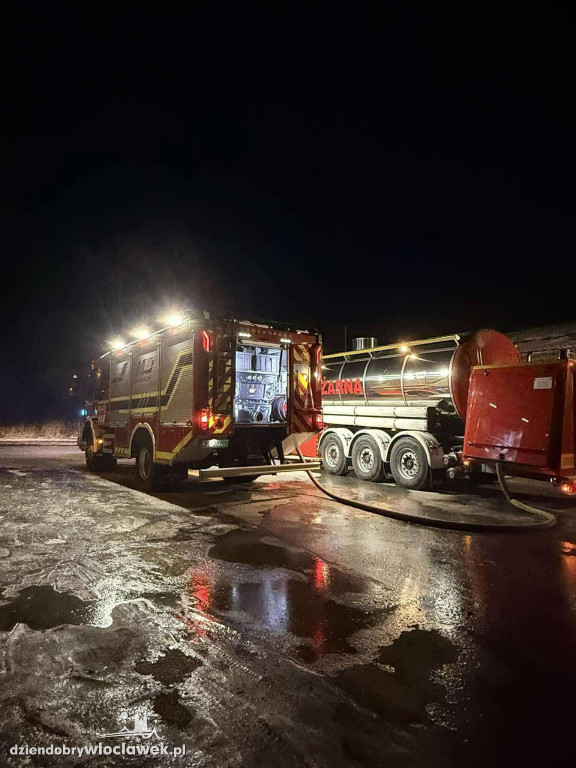 Pożar domku letniskowego na Rozdrożu