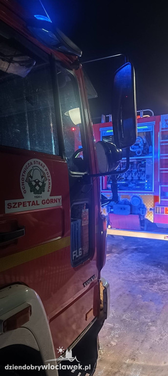 Pożar domku letniskowego na Rozdrożu